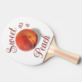Peach Ping Pong Paddle Tischtennis Schläger (Seitenansicht)