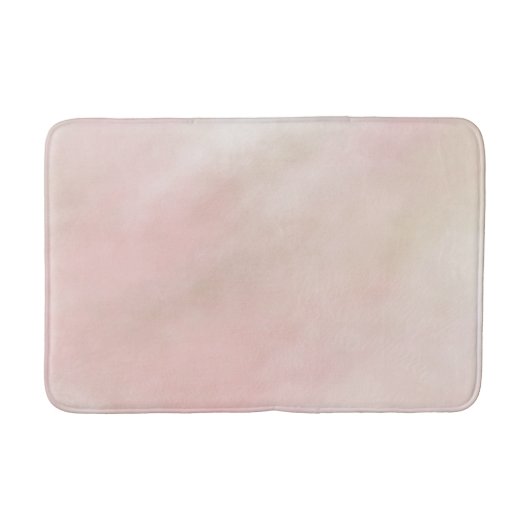 Peach Pink Blush Gefärbte Krawatte Badematte (Vorderseite)