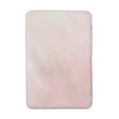 Peach Pink Blush Gefärbte Krawatte Badematte (Vorderseite Vertikal)