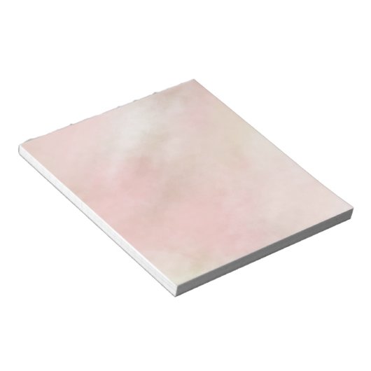 Peach Pink Blush Gefärbte Krawatte Notizblock (angewinkelt)