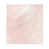 Peach Pink Blush Gefärbte Krawatte Notizblock (Vorderseite)