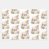 Peach Pink Cream Tulips Geschenkpapier Set (Vorderseite 2)