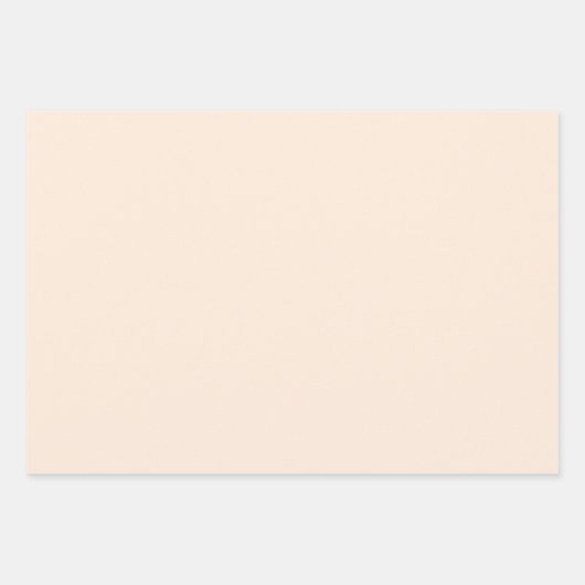 Peach Pink Gold Zebra Print Geschenkpapier Set (Vorderseite 2)