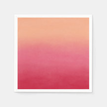 Peach Pink Ombre Abstrakt Art Malerei