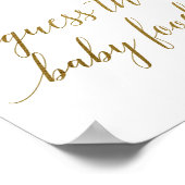 Peach & Pink Peony Blume Raten Sie das Baby Food S Poster (Ecke)