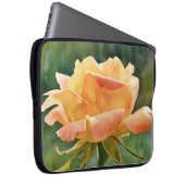 Peach Pink Rose Art Flower Laptop Sleeve Cover (Vorne Rechts)
