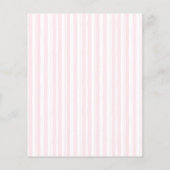 Peach Pink Roses Floral 100. Geburtstag Einladung (Rückseite)