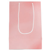 Peach Pink Unicorn Dream Mittlere Geschenktüte (Rückseite)