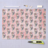 Peach Pink Unicorn Dream Seidenpapier (Handwerk)