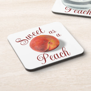 Peach Plastic Untersetzer