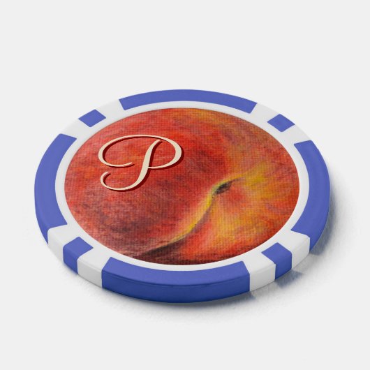 Peach Poker Chips (Einzeln)