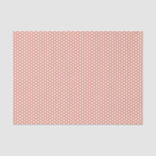 Peach polka dots Hygienepapier Seidenpapier (Vorderseite)