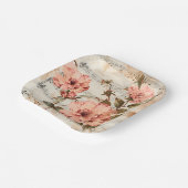 Peach Poppies Music Sheet Pappteller (Gewinkelt)