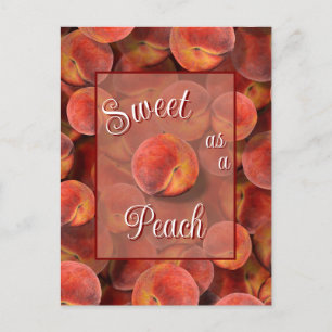 Peach Postcard Postkarte