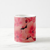 Peach Primrose Blume Art Kaffeetasse (Mittel)