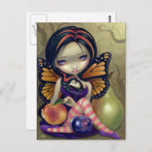 "Peach, Pum, Birne" Postkarte (Vorne/Hinten)