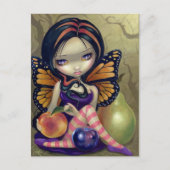 "Peach, Pum, Birne" Postkarte (Vorderseite)