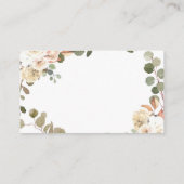 Peach Pumpkin Rustic Truck Diaper Raffle Begleitkarte (Rückseite)