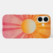 Peach Radiation Phone Case (Rückseite (Horizontal))