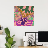 Peach Rainbow Mod Poster (Heimbüro)