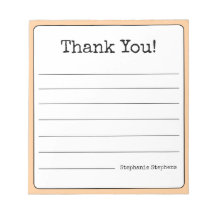 Peach Retro Vielen Dank Ihr Name Linken