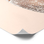 Peach Reverie | Vertical Portrait Poster (16×20) (Ecke)