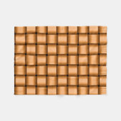 Peach Ribbon Fleece Blanket (Vorderseite (Horizontal))