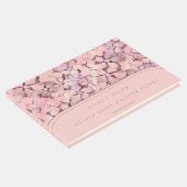 Peach Romance Wedding Gästebuch (Ecke)