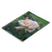 Peach Rose Blume Nature Notebook Notizblock (Linke Seite)