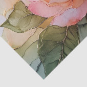 Peach Rose Blumenkohl Brautparty Seidenpapier (Ausschnitt)