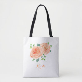 Peach Rose Bridal Tasche