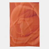 Peach Rose Floral Image Küche Handtuch (Vertikal)