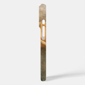 Peach Rose Floral Romantik Case-Mate iPhone Hülle (Rückseite / Links)