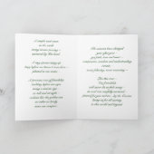 Peach Rose Freundschaftskarte Karte (Innenseite)