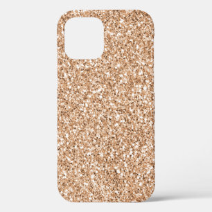 Peach Rose Gold Blush Glitzer Glitz    Case-Mate iPhone Hülle