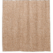 Peach Rose Gold Blush Glitzer Glitz      Duschvorhang (Vorderseite)