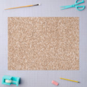 Peach Rose Gold Blush Glitzer Glitz Seidenpapier (Basteln)