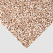 Peach Rose Gold Blush Glitzer Glitz Seidenpapier (Detail)