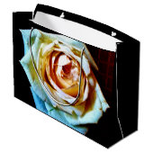 Peach-Rose Große Geschenktüte (Rückseite Schrägansicht)