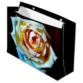 Peach-Rose Große Geschenktüte (Vorderseite Schrägansicht)