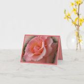 Peach-Rose-Karte Benutzerdefinierte Wildblume-Gruß Karte (Gelbe Blume)