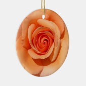 Peach-Rose Keramik Ornament (Rechts)