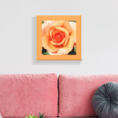 Peach-Rose Leinwanddruck (Insitu (Wohnzimmer))