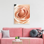 Peach-Rose Leinwanddruck (Insitu (Wohnzimmer))