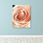 Peach-Rose Leinwanddruck (Insitu (Holzboden))