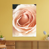 Peach-Rose Leinwanddruck (Insitu (Wohnzimmer))