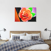 Peach-Rose Leinwanddruck (Insitu (Schlafzimmer))