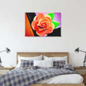 Peach-Rose Leinwanddruck (Insitu (Schlafzimmer))