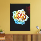 Peach-Rose Leinwanddruck (Insitu (Wohnzimmer))