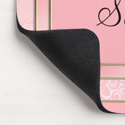 Peach-Rose Mousepad (Ecke)